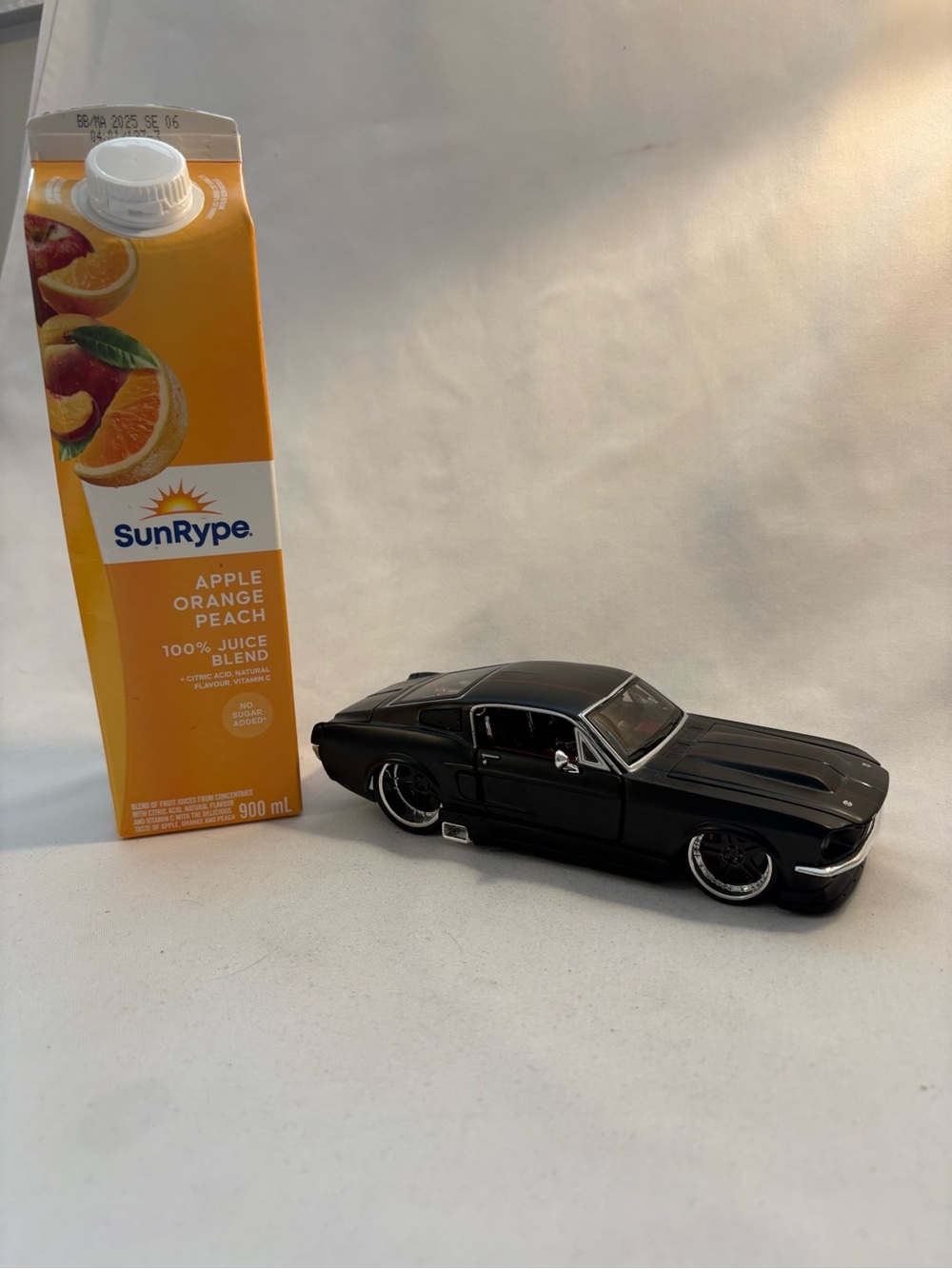 1967 black Ford Mustang GT diecast car